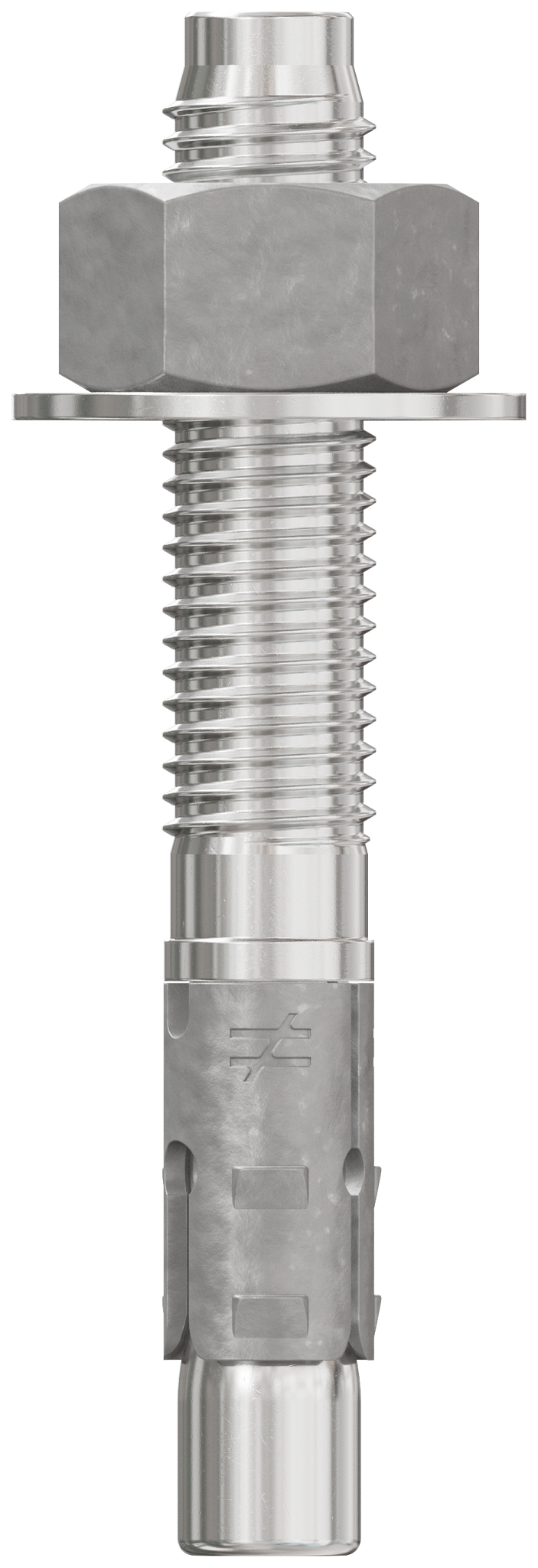 Simpson Strong-Tie STB2-62412S4F20 Strong-Bolt® 2 — 5/8 in. x 4-1/2 in. Type 304 Stainless-Steel Wedge Anchor, Fully Assembled (20-Qty)