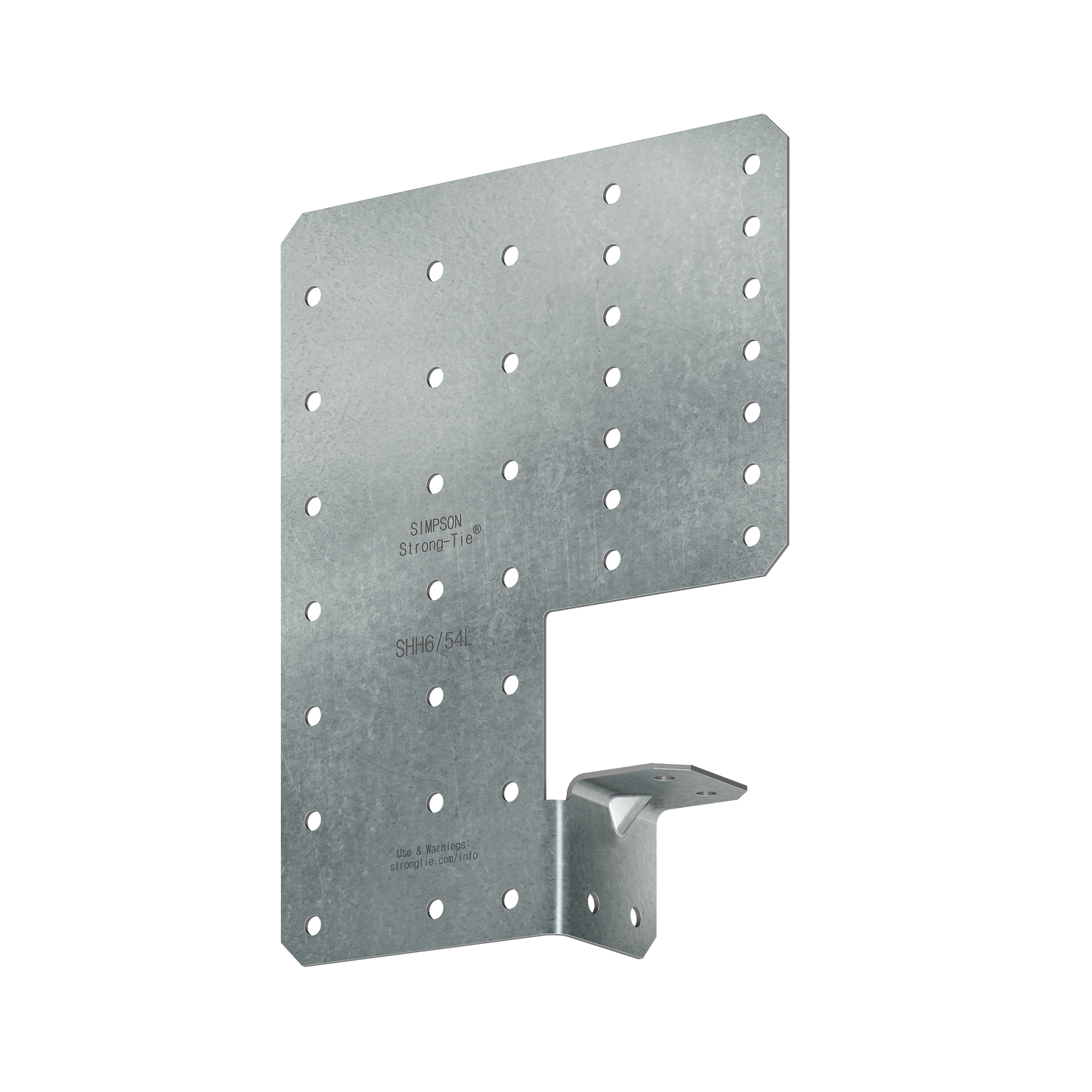 Simpson Strong-Tie SHH6/54-KT24 SHH 7-3/16 in. x 5-5/8 in. 54-mil Galvanized Steel Header Hanger (24-Qty) (Pack of 36)