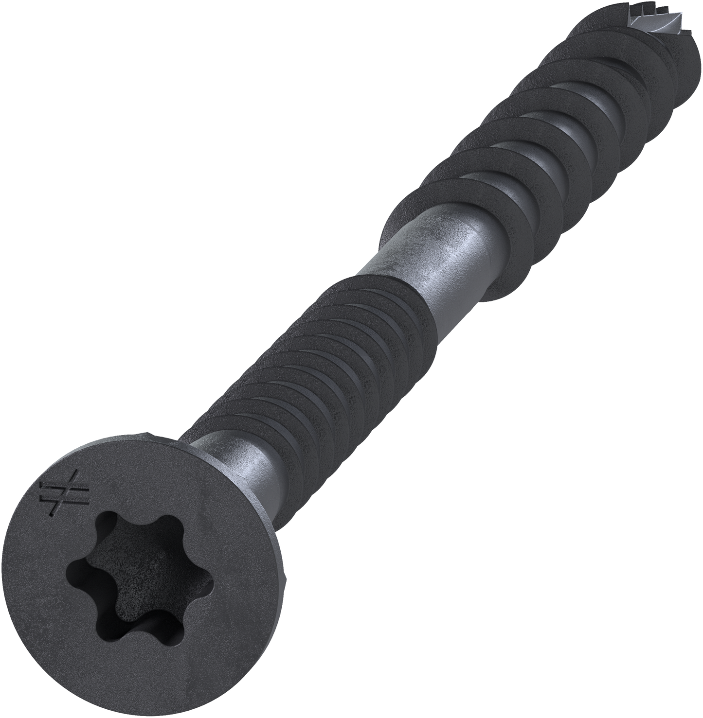 Simpson Strong-Tie DSVBK3R70 Deck-Drive™ DSV WOOD Screw — #10 x 3 in. T25, Flat Head, Quik Guard®, Black (70-Qty)
