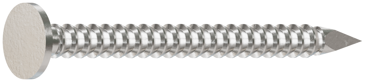 Simpson Strong-Tie S3SACN1 Common Nail, Annular Ring Shank — 1-1/8-in. x .083-in. Type 304 Stainless Steel (1 lb.)