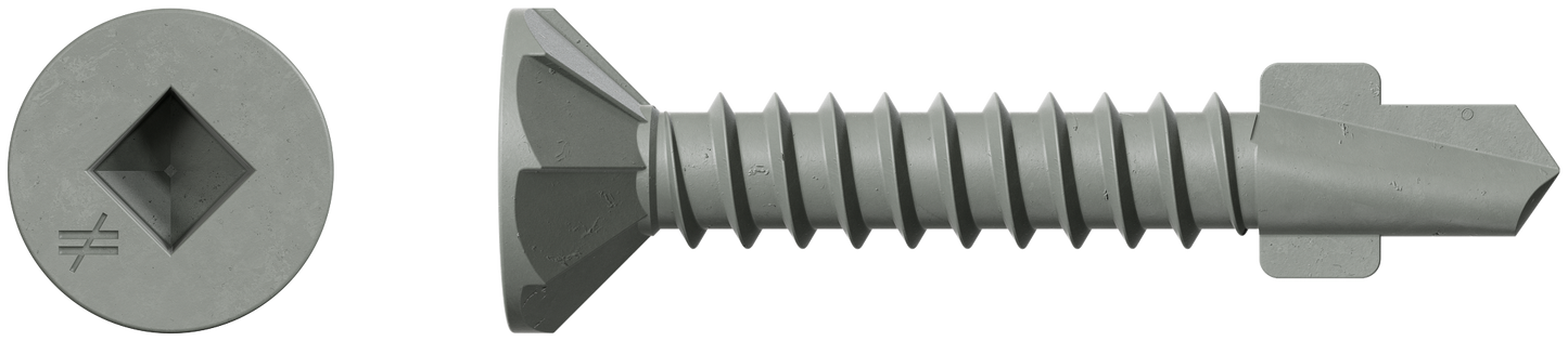 Simpson Strong-Tie CBSDQ106S CBSDQ Sheathing-to-CFS Screw (Collated) — #8 x 1-1/16 in. #2 Square Undersized (2500-Qty)