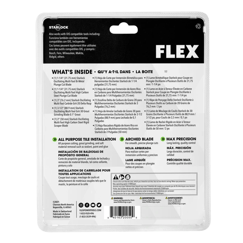 FLEX FAM40002-5 5pc Tiling Project Kit