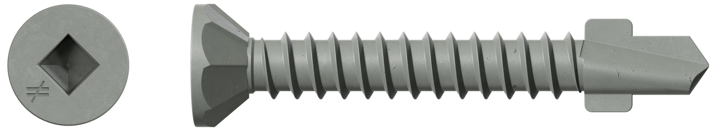 Simpson Strong-Tie CBSDQ138S CBSDQ Sheathing-to-CFS Screw (Collated) — #10 x 1-3/8 in. #2 Square Undersized (1500-Qty)
