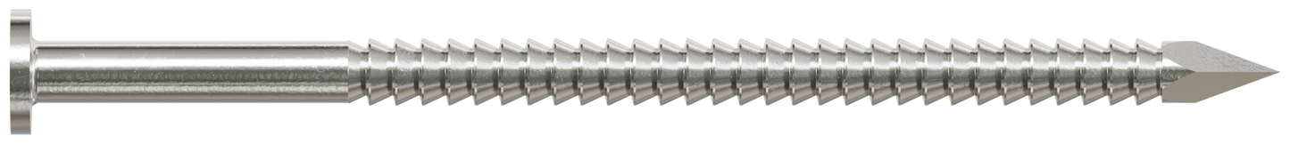 Simpson Strong-Tie T10ACN1 Common Nail, Annular Ring Shank — 3-in. x .148-in. Type 316 Stainless Steel (1 lb.) (Pack of 800)