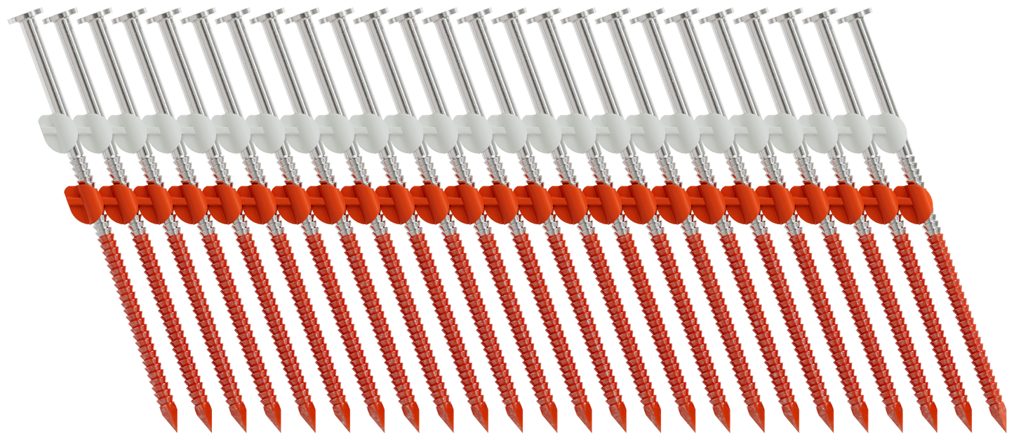 Simpson Strong-Tie S11A325CNB 20°–22° Plastic Strip, Full Round Head, Ring-Shank Nail — 3-1/4 in. x 0.120 in. Type 304 (4000-Qty) (Pack of 80)