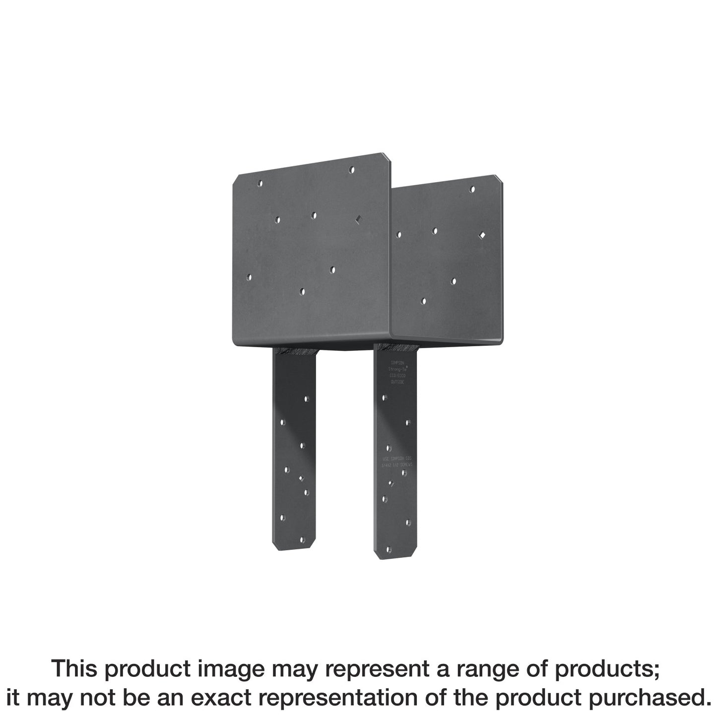 Simpson Strong-Tie ECCQ76SDS2.5 ECCQ™ End Column Cap for 6-3/4 in. Beam, 6x Post, with Strong-Drive® SDS Screws (Pack of 90)