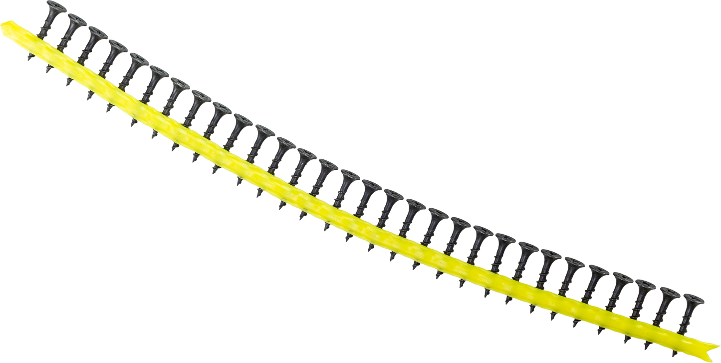 Simpson Strong-Tie DWC1PS DWC Drywall Screw (Collated) — #6 x 1 in. #2 Phillips Bugle-Head (2500-Qty)