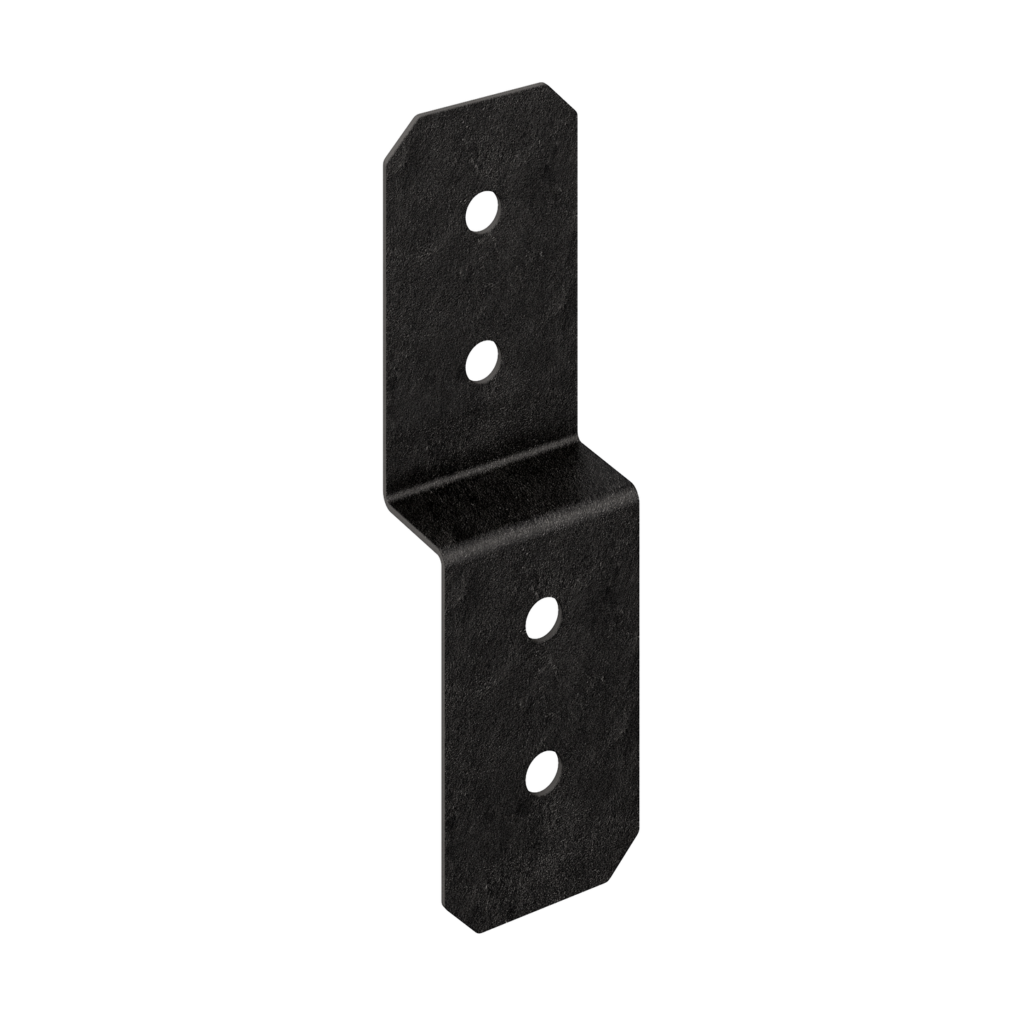 Simpson Strong-Tie APVDJT2-4 Outdoor Accents® Avant Collection™ 3-in. ZMAX®, Black Powder-Coated Deck Joist Tie for 2x (Pack of 24)