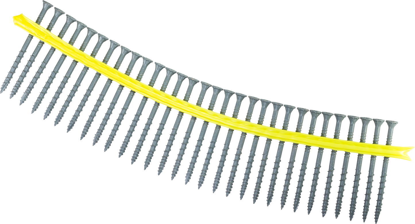 Simpson Strong-Tie DSVG3S Deck-Drive™ DSV WOOD Screw (Collated) — #10 x 3 in. T25 6-Lobe, Gray (1000-Qty) (Pack of 100)