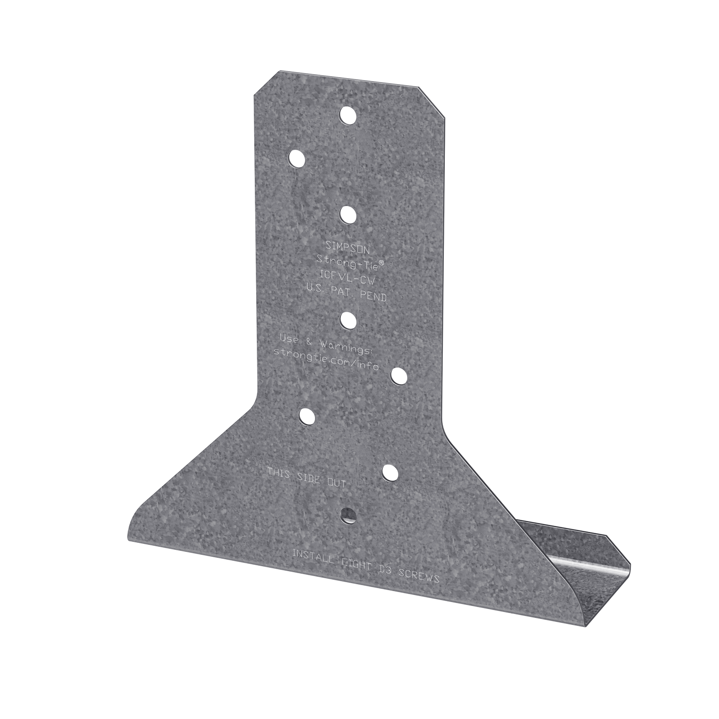 Simpson Strong-Tie ICFVL-CW ICFVL® Ledger Connector System to Connect Composite Wood Ledger to ICF (15-Qty)