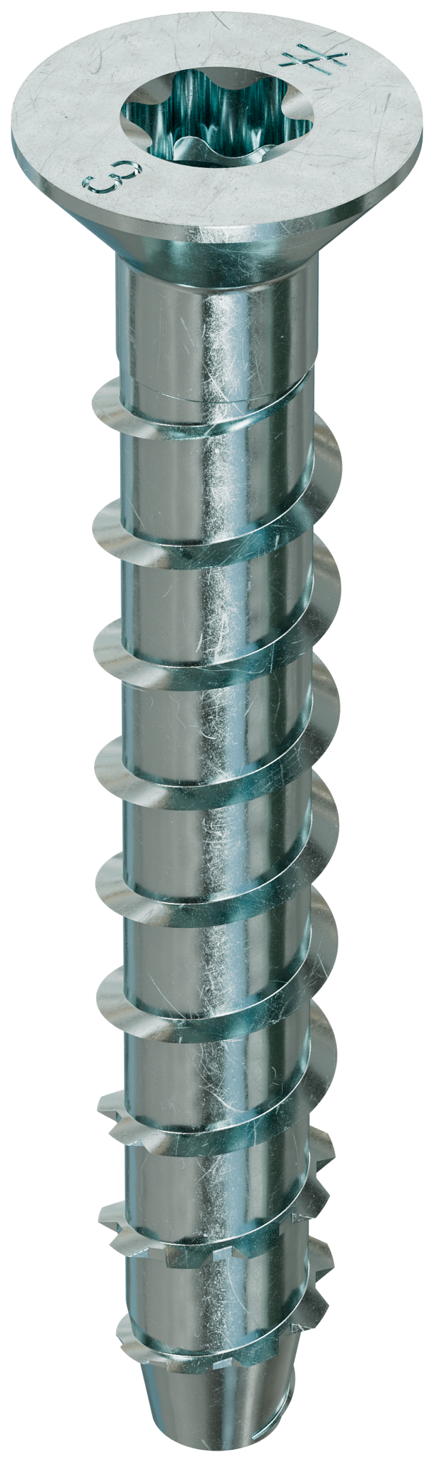 Simpson Strong-Tie THD37300CS Titen HD® 3/8 in. x 3 in. Zinc-Plated Countersunk Head Heavy-Duty Screw Anchor (50-Qty) (Pack of 4)
