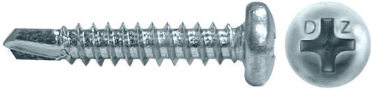 DAGGERZ PPSDZ08034 8 x 3/4 phillips pan head self drill screws zinc