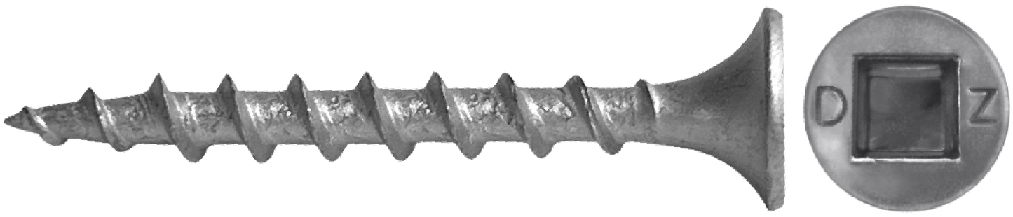 DAGGERZ DKSQD06158 6 x 1-5/8 square bugle head coarse thread deck screws dacromet