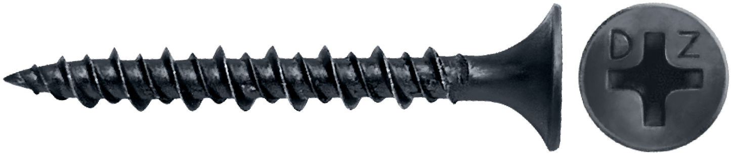 DAGGERZ DWHL06158 6 x 1-5/8 phillips bugle hi low thread drywall screws phosphate