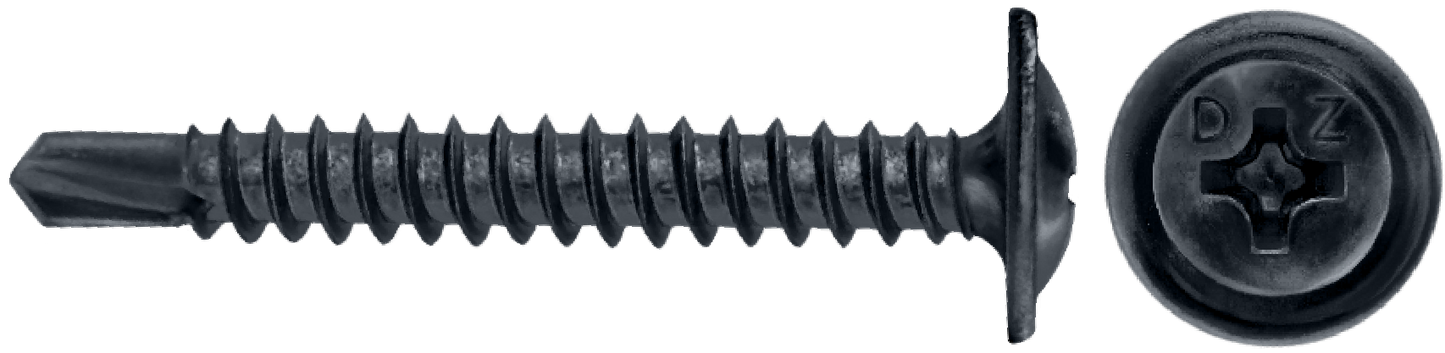 DAGGERZ MTSDB08012 8 x 1/2 phillips modified truss wafer self drill screws phosphate