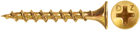 DAGGERZ DWY06200 6 x 2 phillips bugle coarse thread drywall screws yellow zinc
