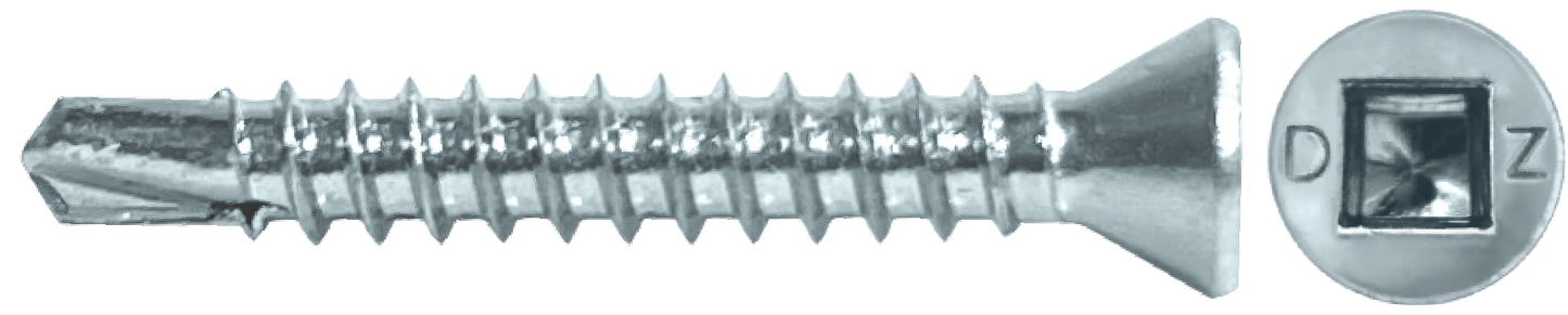 DAGGERZ TRSQSDZ06100 6 x 1 square trim self drill screws zinc