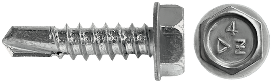 DAGGERZ SDSS1220 12 x 2 hex washer head self drill screws 410 stainless steel