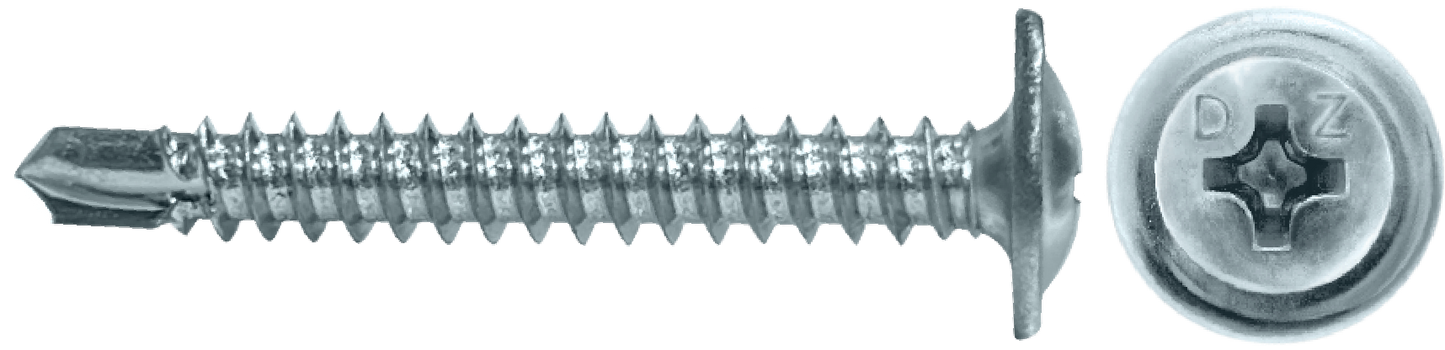 DAGGERZ MTSDZ08300 8 x 3 phillips modified truss wafer self drill screws zinc