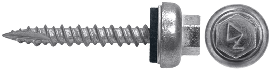 DAGGERZ DAGCTZ10112T17 10 x 1-1/2  hwh type 17 screws zinc alloy cap with epdm washer dagger-guard