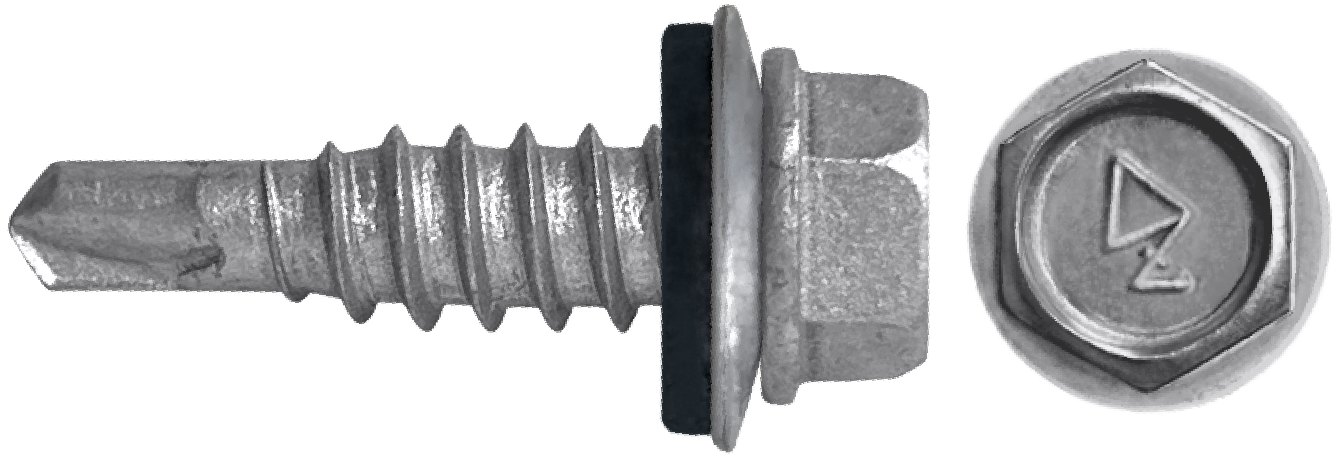 DAGGERZ NEOSTHCT1478 1/4 x 7/8 hwh self drill screws w/bonded washer #1 stitch dagger-guard