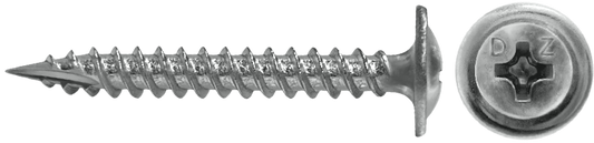 DAGGERZ MTSS08100 8 x 1 phiilips modified truss wafer sharp screws 305 stainless steel