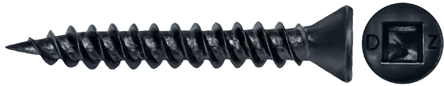 DAGGERZ TRSQSB06100 6 x 1 square trim drywall screws phosphate