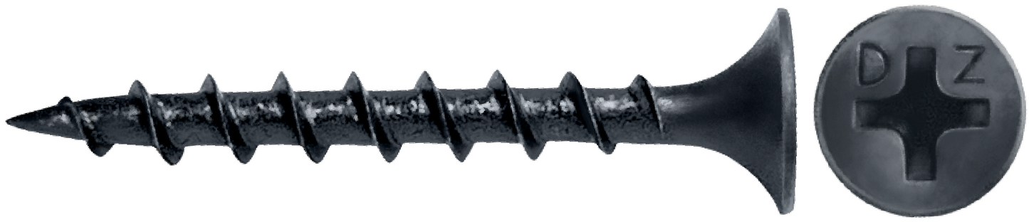 DAGGERZ DWC06158 6 x 1-5/8 phillips bugle coarse thread drywall screws phosphate