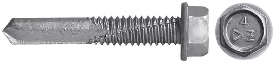DAGGERZ SD5SSCT1220 12-24 x 2 hex washer head specialty self drill screws 410 stainless steel dagger-guard