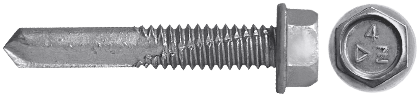 DAGGERZ SD5SSCT12112 12-24 x 1-1/2 hex washer head specialty self drill screws 410 stainless steel dagger-guard