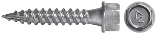 DAGGERZ DAGCTWOW09212T17 9 x 2-1/2 hex washer head type 17 screws w/out bonded washer dagger-guard