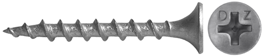 DAGGERZ DKPD06100 6 x 1 phillips bugle head coarse thread deck screws dacromet