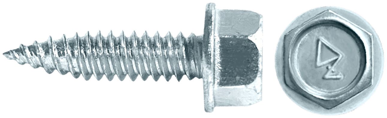 DAGGERZ DZZ08012 8 x 1/2 unslotted hwh dagger-zip screwss zinc