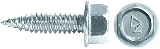 DAGGERZ DZZ08012 8 x 1/2 unslotted hwh dagger-zip screwss zinc