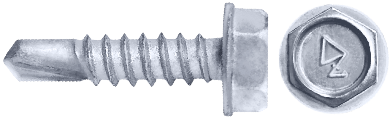 DAGGERZ SDCT10034WHT 10 x 3/4 hex washer head self drill screws dagger-guard white