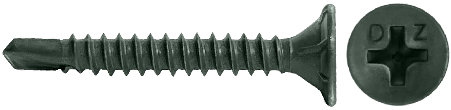 DAGGERZ CMSD081104 8 x 1-1/4 phillips wafer head cement board self drill screws dagger-guard