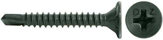 DAGGERZ CMSD081104 8 x 1-1/4 phillips wafer head cement board self drill screws dagger-guard