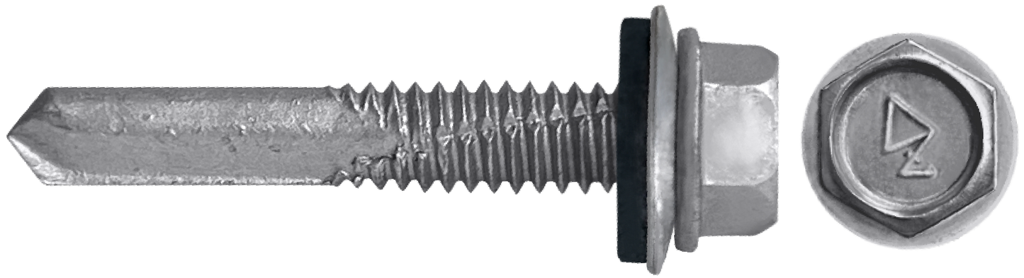 DAGGERZ NEOSD5CT1470 1/4-20 x 7 hex washer head specialty self drill screws w/bonded washer dagger-guard
