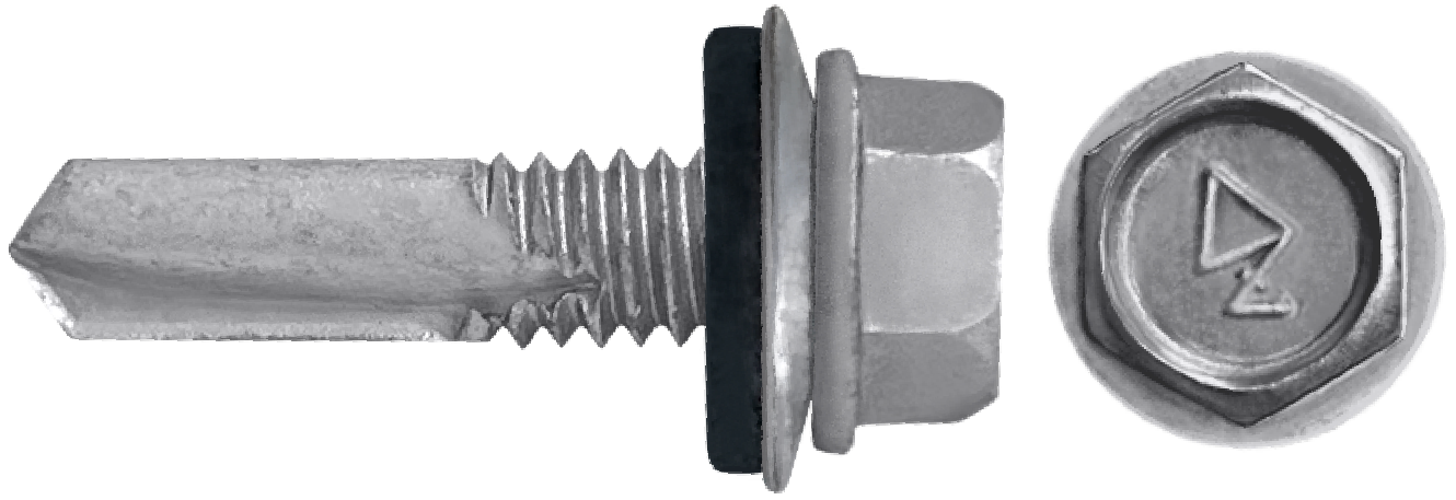 DAGGERZ NEOSD4CT1278 12-24 x 7/8 hex washer head specialty self drill screws w/bonded washer dagger-guard