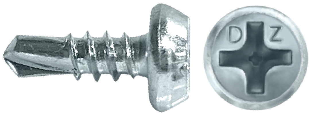 DAGGERZ PFSDZ07716 7 x 7/16 phillips pan framing self drill screws zinc
