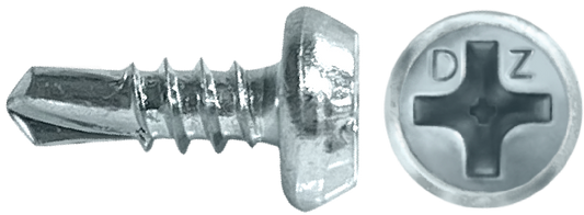 DAGGERZ PFSDZ07716 7 x 7/16 phillips pan framing self drill screws zinc