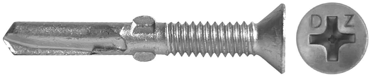 DAGGERZ SD4CTWWM1430 1/4-20 x 3 phillips flat head self drill screws w/wings acq dagger-pro ultra-guard