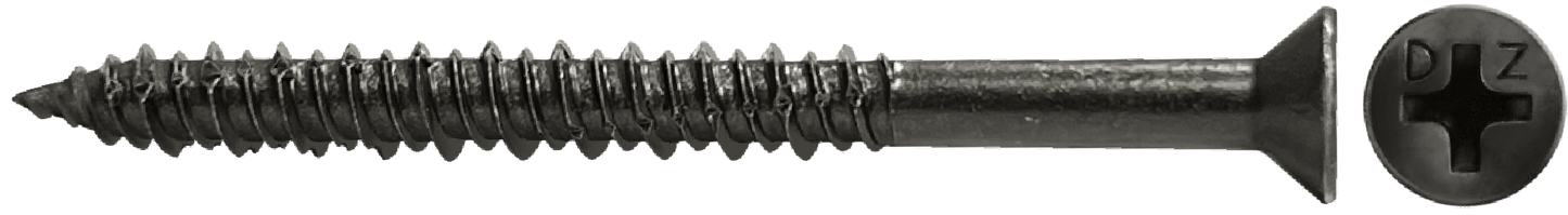DAGGERZ CONT14234BRZ 1/4 x 2-3/4 phillips trim concrete screws bulk dagger-guard bronze