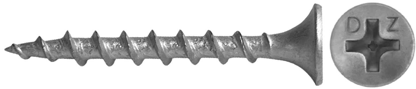 DAGGERZ DKPD1050 10 x 5 phillips bugle head coarse thread deck screws dacromet