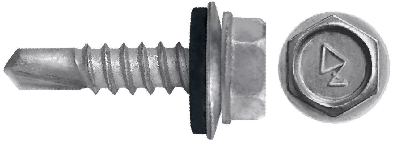DAGGERZ NEOSDCT081104 8 x 1-1/4 hex washer head self drill screws w/bonded washer dagger-guard