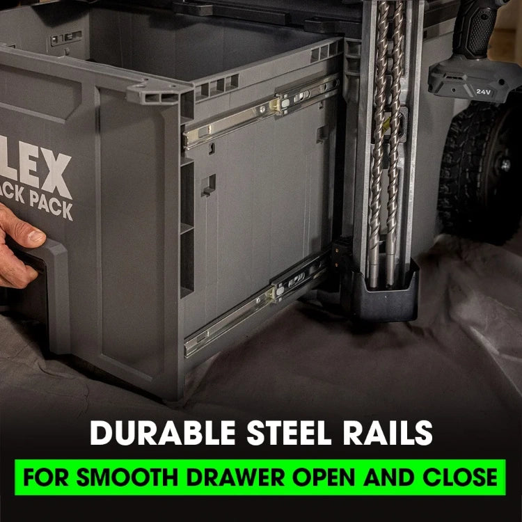 FLEX FS1108 STACK PACK™ 1-Drawer Rolling Tool Box