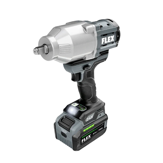 FLEX FX1471-1C 1/2" High Torque Impact Wrench Kit (1x5.0Ah Battery+160W Charger)