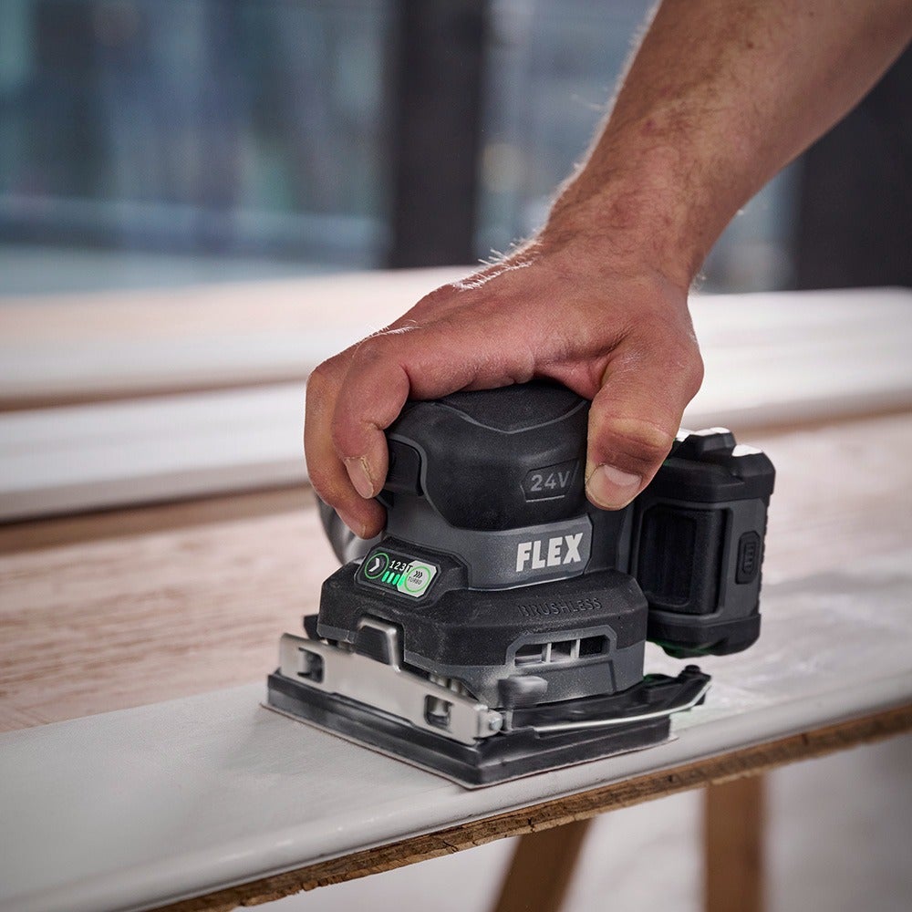 FLEX FX3591-1M 24V 1/4-Sheet & Detail Sander Kit – product features and application (7)