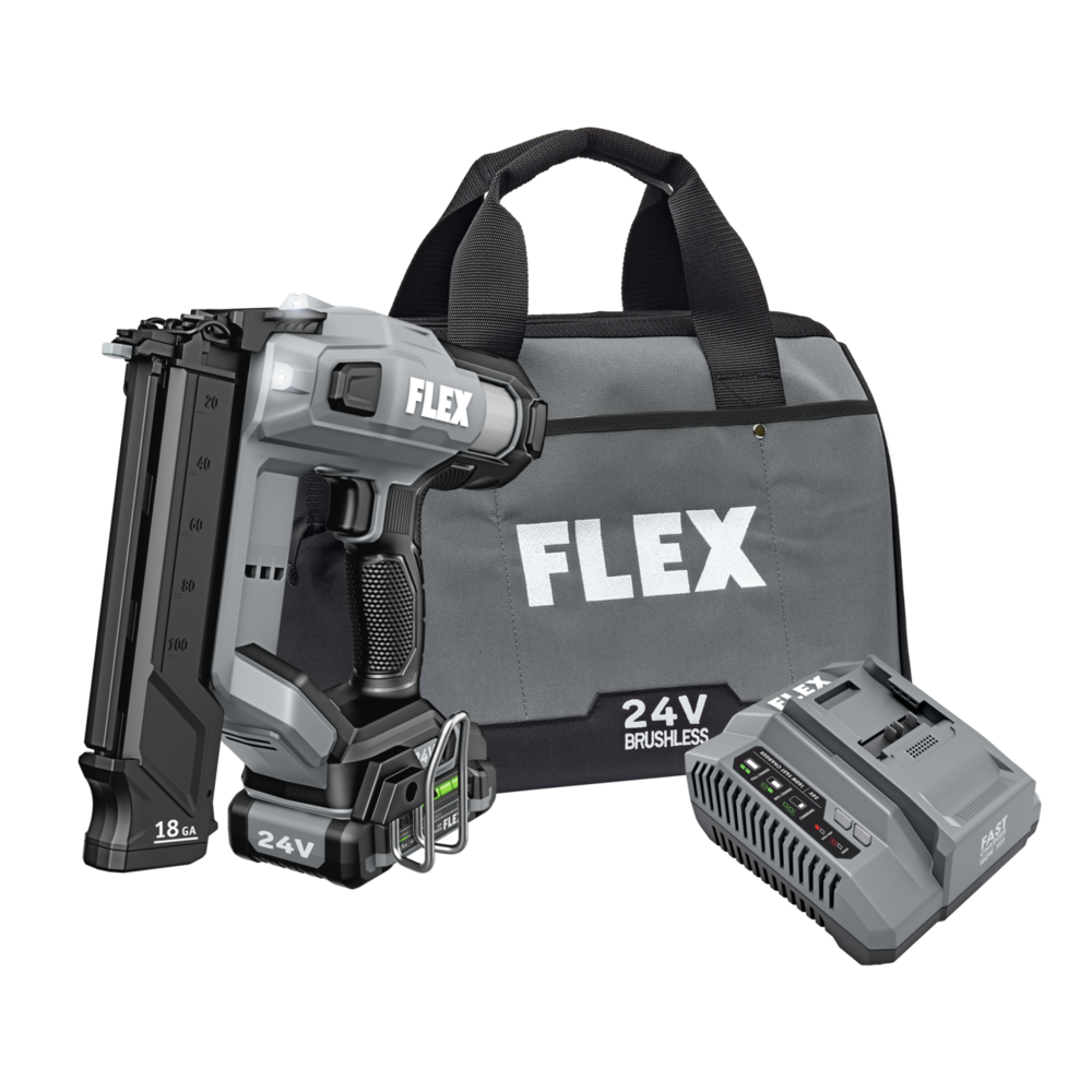 FLEX FX4331-1A 18Ga Brad Nailer Kit (1x2.5Ah Battery+160W Charger)