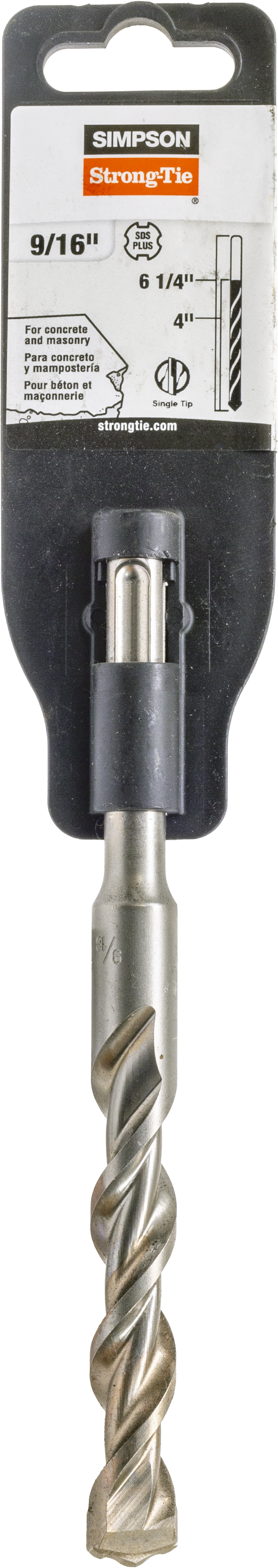 Simpson Strong-Tie MDPL05606 9/16 in. x 6-1/4 in. SDS-plus® Shank Drill Bit